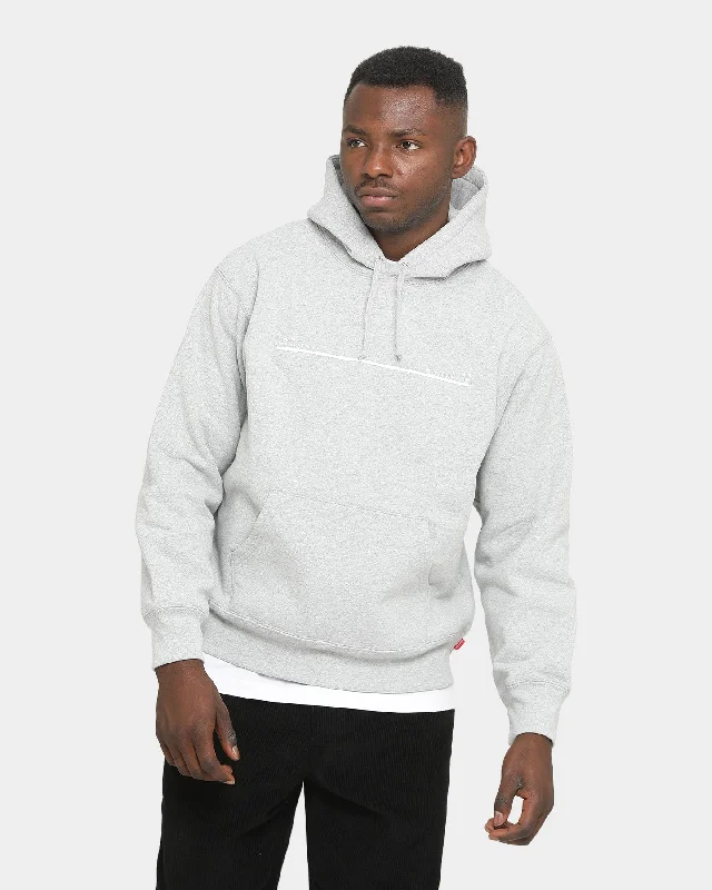 Supreme Shop Hooded Sweatshirt Heather Grey