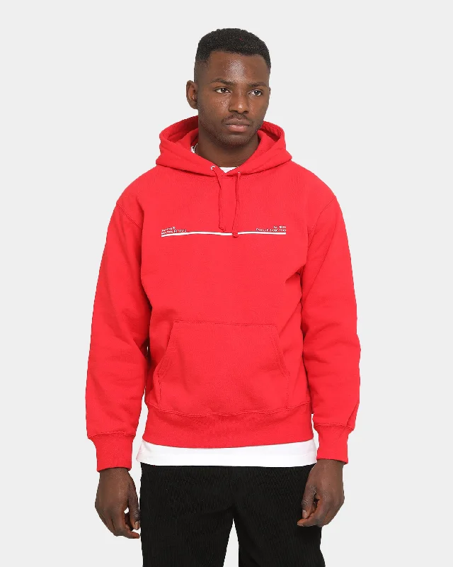 Supreme Shop Hooded Sweatshirt Red