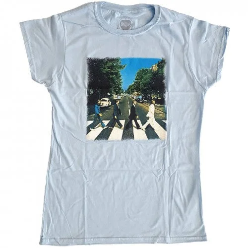 The Beatles Womens/Ladies Abbey Road T-Shirt