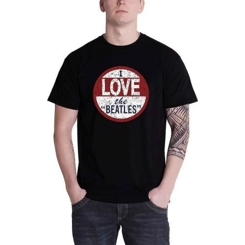 The Beatles Womens/Ladies I Love Back Print T-Shirt