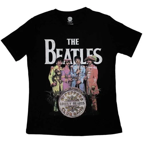 The Beatles Womens/Ladies Sgt Pepper T-Shirt