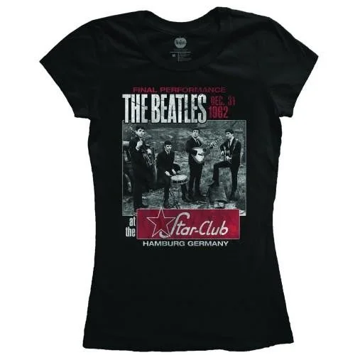 The Beatles Womens/Ladies Star Club Hamburg T-Shirt