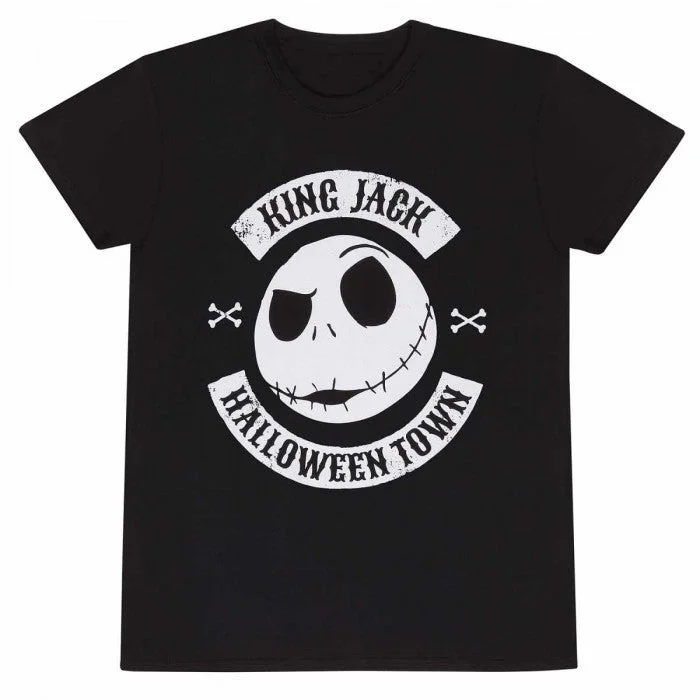 The Nightmare Before Christmas Womens/Ladies Jack Skellington Crest Fitted T-Shirt