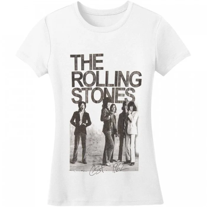 The Rolling Stones Womens/Ladies Est. 1962 Group Shot T-Shirt