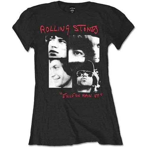 The Rolling Stones Womens/Ladies Exile Photograph T-Shirt