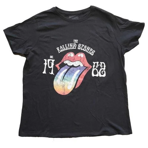 The Rolling Stones Womens/Ladies Sixty Rainbow Hi-Build T-Shirt