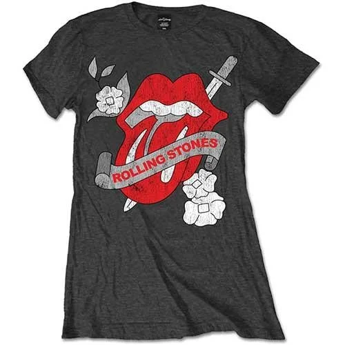 The Rolling Stones Womens/Ladies Tattoo T-Shirt