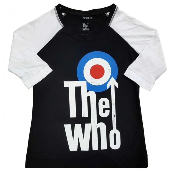 The Who Womens/Ladies Elevated Target Cotton Raglan T-Shirt