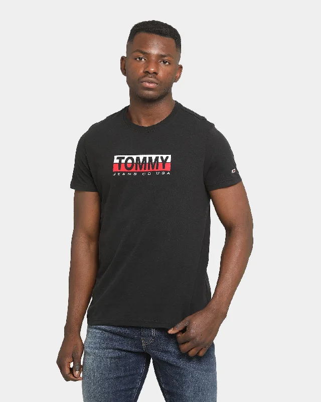 Tommy Jeans Tommy Contrast Box T-Shirt Black