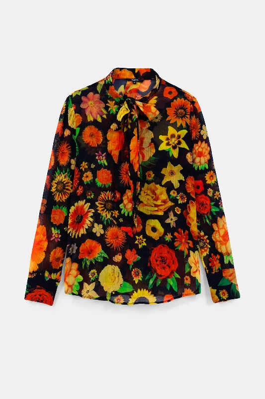 Desigual Silk Blouse Multi Colour