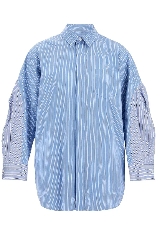 Sacai Women's Mini Poplin Blouse In Chem