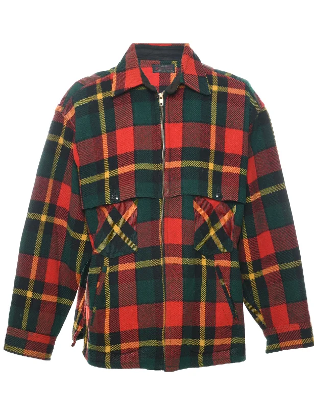 Checked Jacket - L