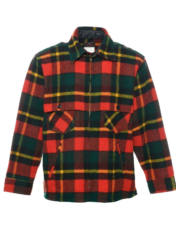 Checked Jacket - L