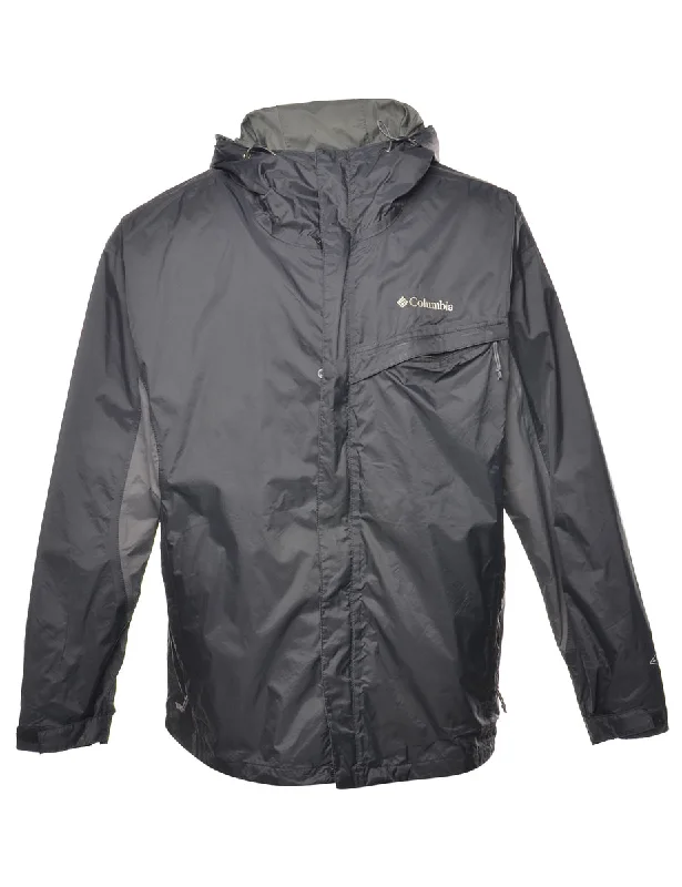 Columbia Black Nylon Jacket - XL