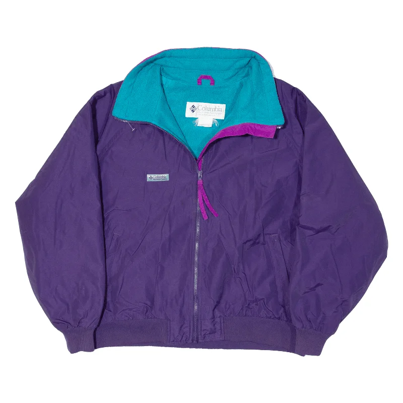 COLUMBIA Womens Jacket Purple XL