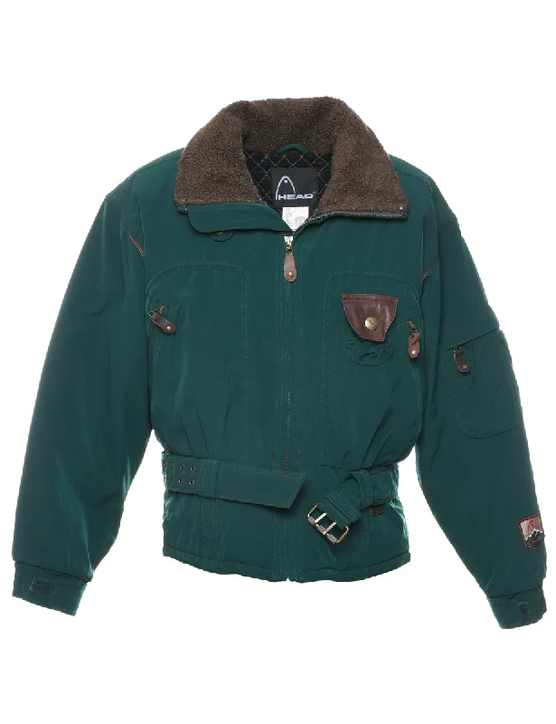 Dark Green Ski Jacket - M