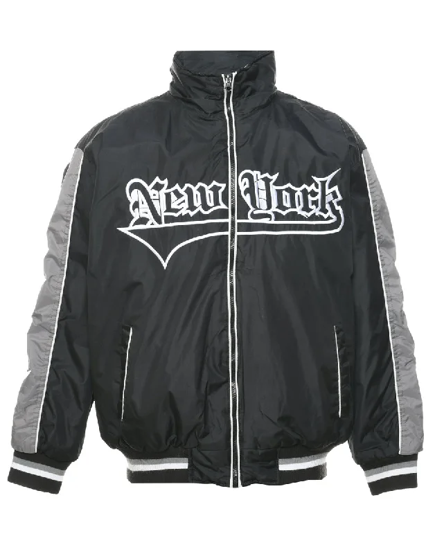 Embroidered New York Jacket - L