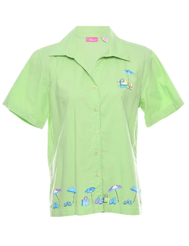 Light Green Blouse - M