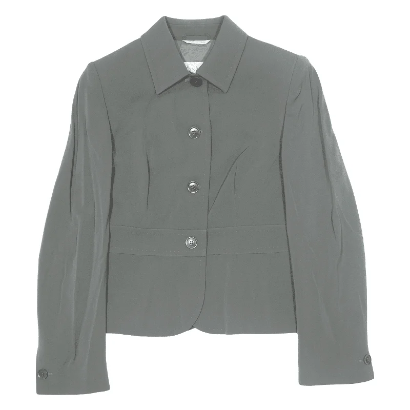 MAX MARA Womens Blazer Jacket Green Wool UK 8