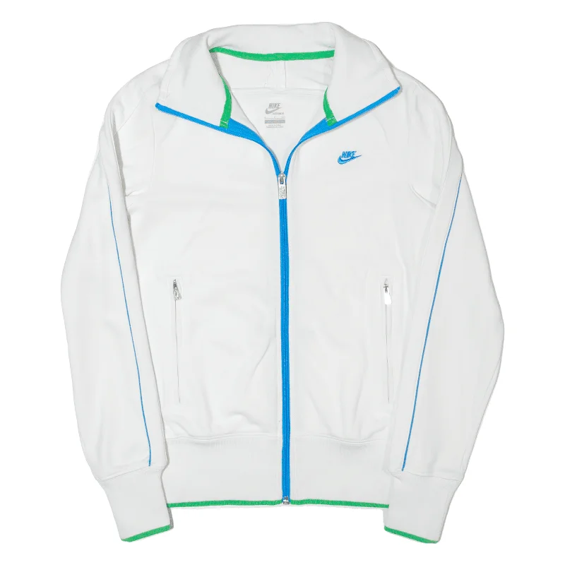 NIKE Womens Track Jacket White S