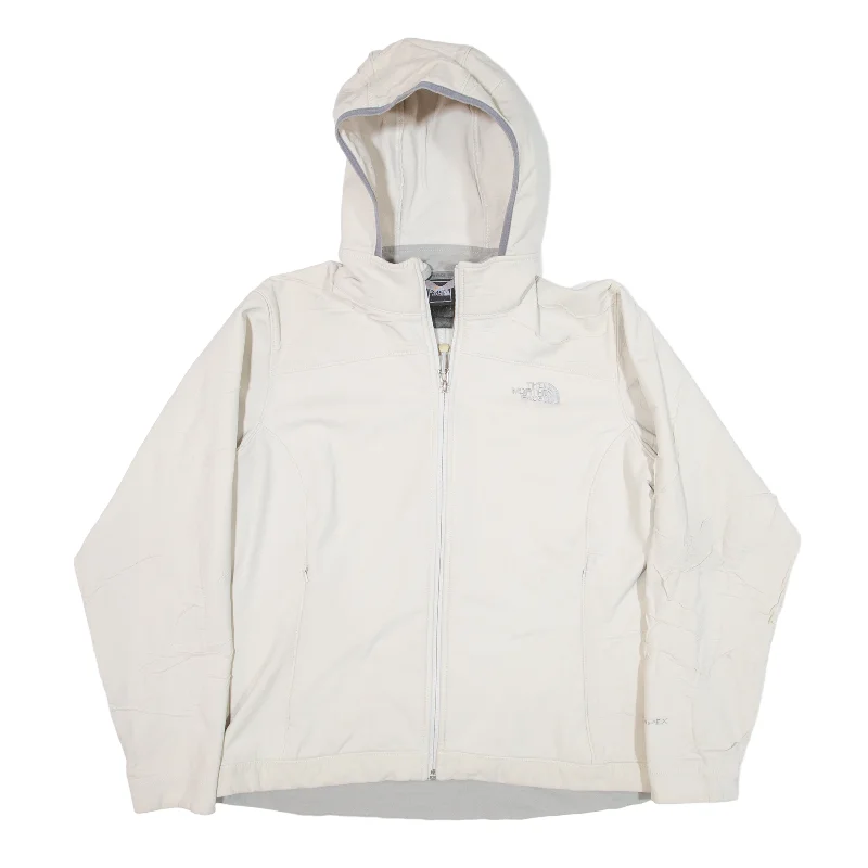 THE NORTH FACE Rain Jacket Cream Womens XL