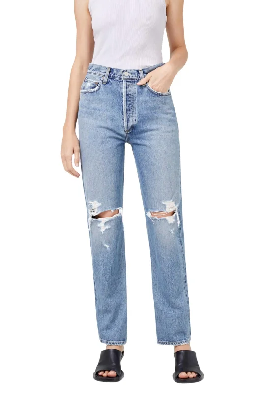 90's Pinch Waist Jeans In Rule