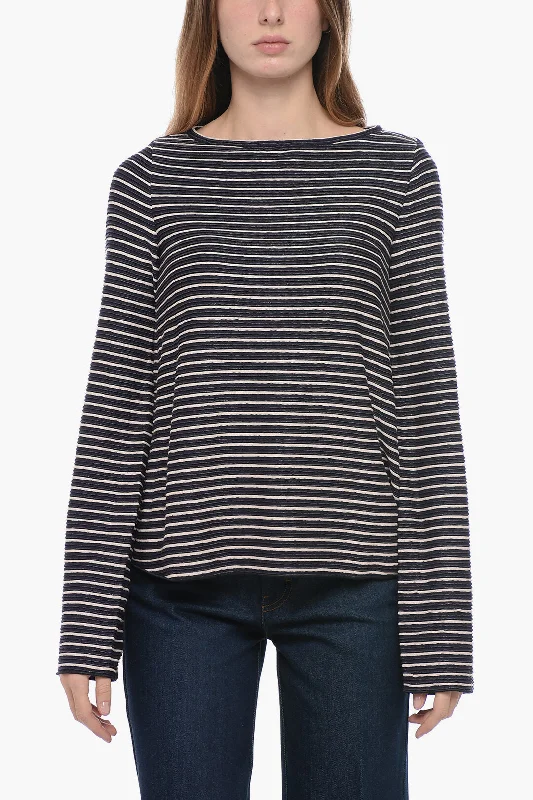 Armani EMPORIO Crew Neck Striped Sweater