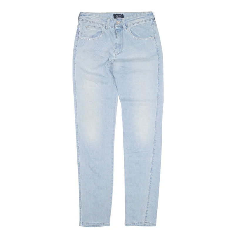 ARMANI Jeans Blue Denim Slim Straight Womens W25 L28