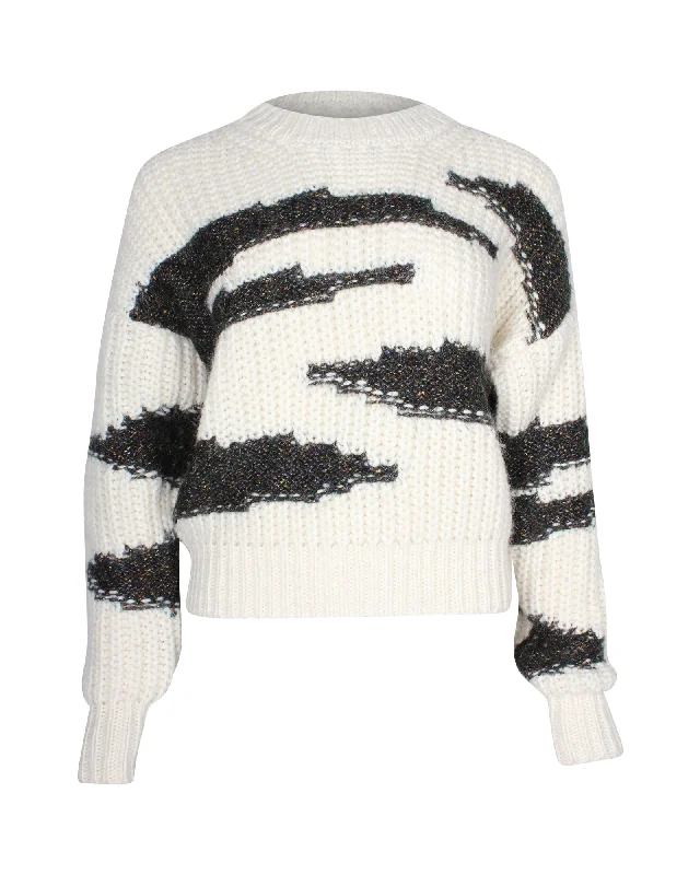 Ba&Sh Cacilie Sweater in White Acrylic