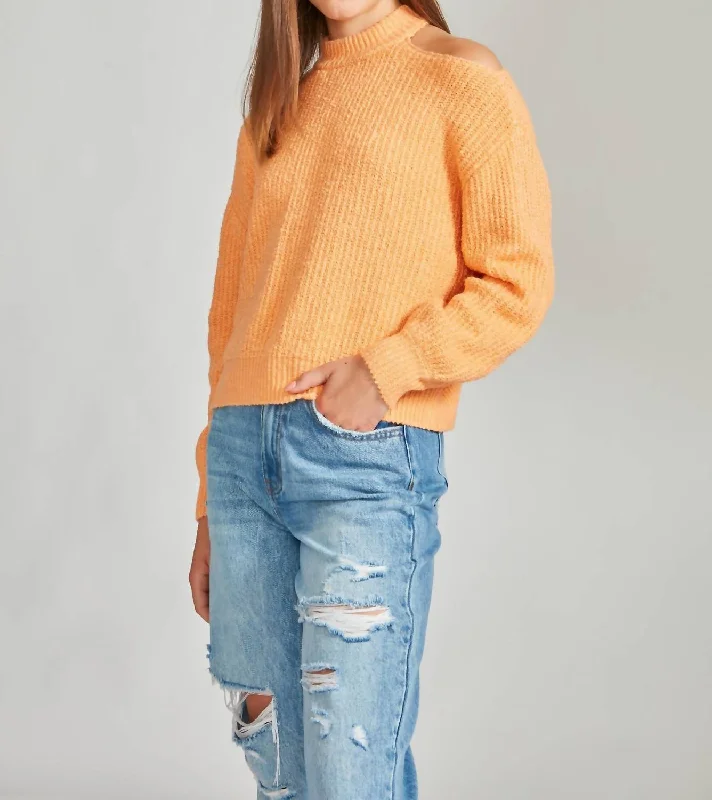 Creamsicle Sweater In Yellow