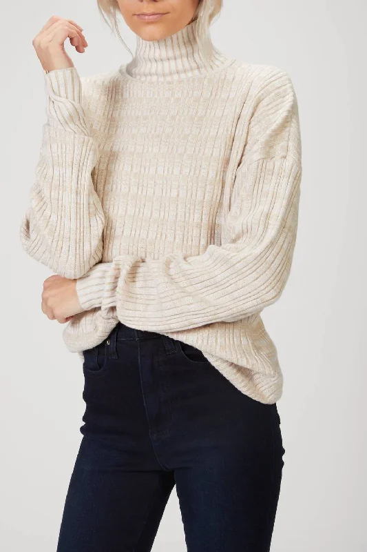 Georgina Sweater In Neutral Knit