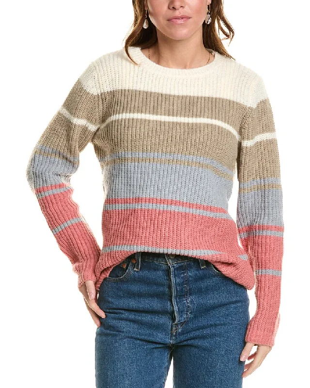 LUXE ALWAYS Shaker Rib Sweater