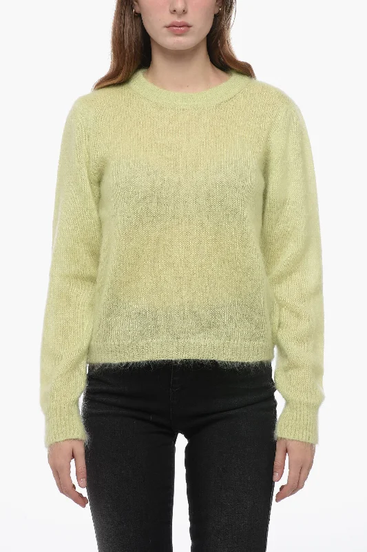 Parosh Mohair Wool LUCE Sweater with Cuffs