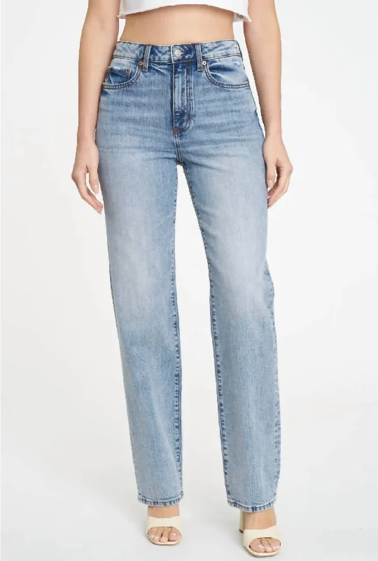 Sundaze High Waist Dad Jeans In Girl Crush