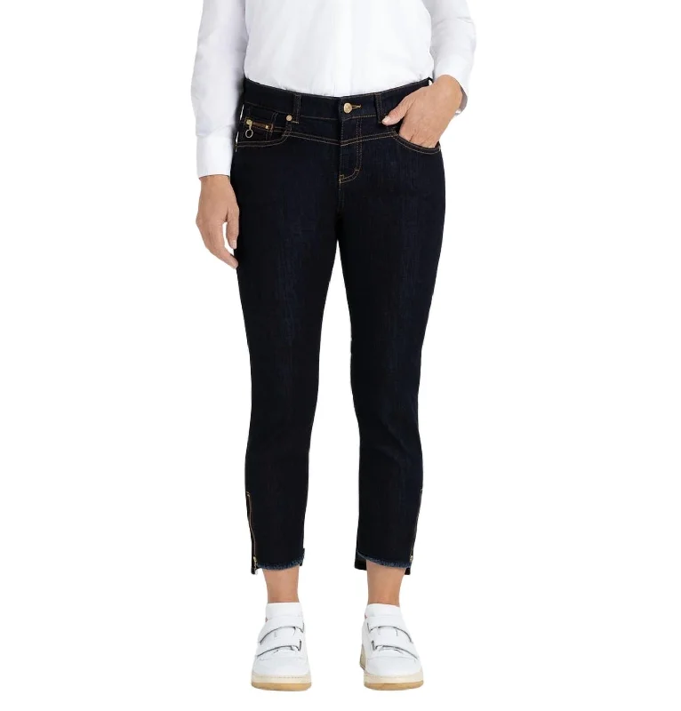 Women's Rich Slim Chic Jean In Blue Black