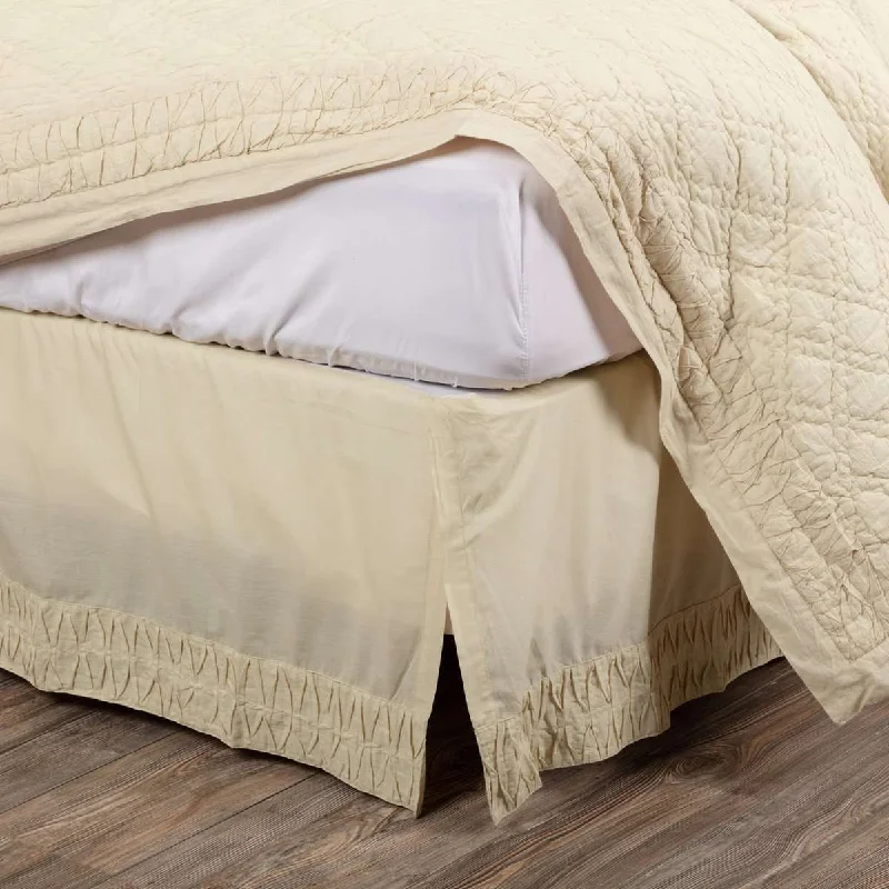 Adelia Creme Bed Skirts VHC Brands