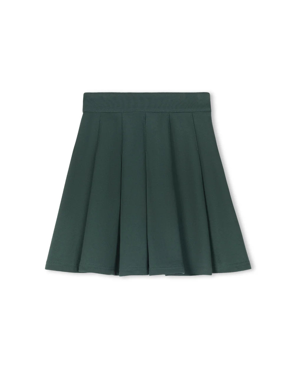 Phil and Phoebe Green Jay Pleated Sweatshirt Skirt