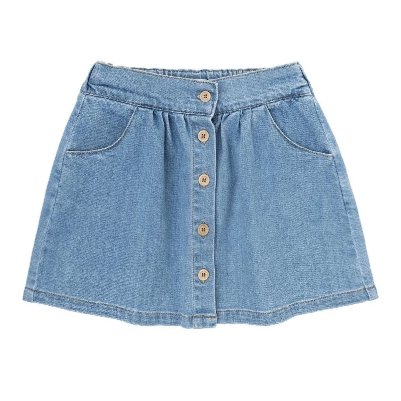 TOCOTO VINTAGE DENIM MINI SKIRT