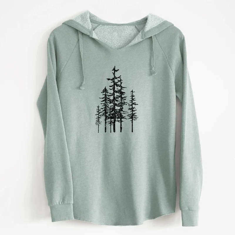 Evergreen Trees - Cali Wave Hooded Sweatshirt