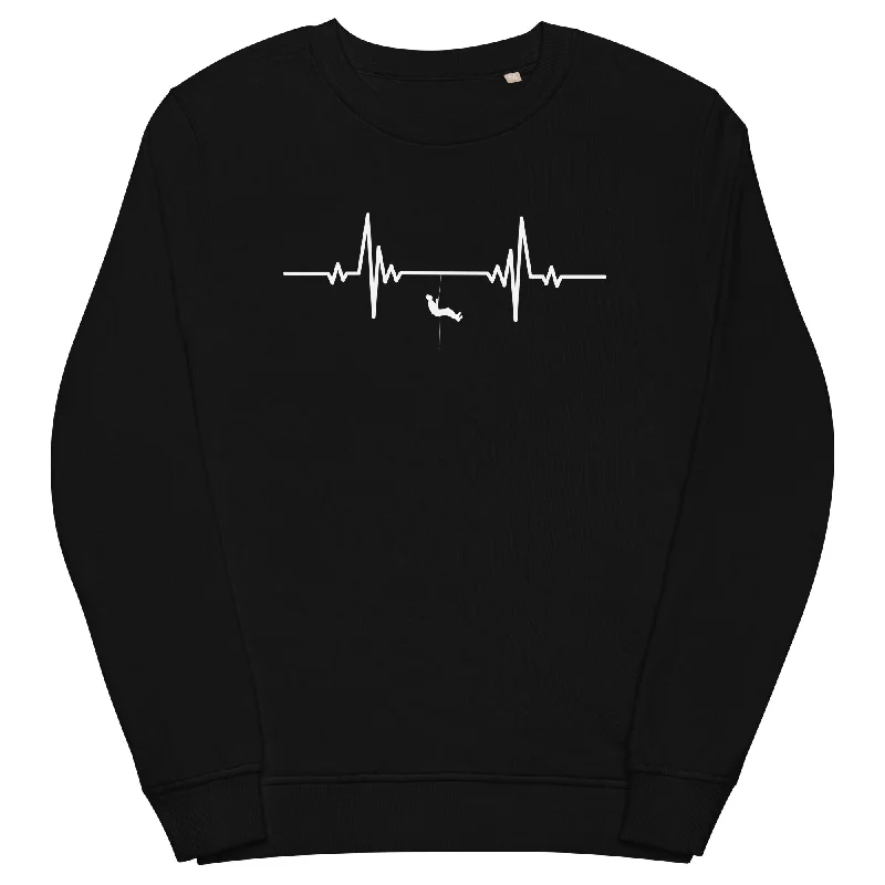 Heartbeat sport rock climbing - Unisex Premium Organic Sweatshirt