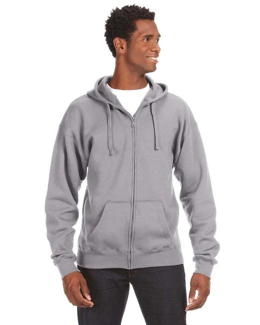 J America Adult Premium Full-Zip Fleece Hooded Sweatshirt JA8821