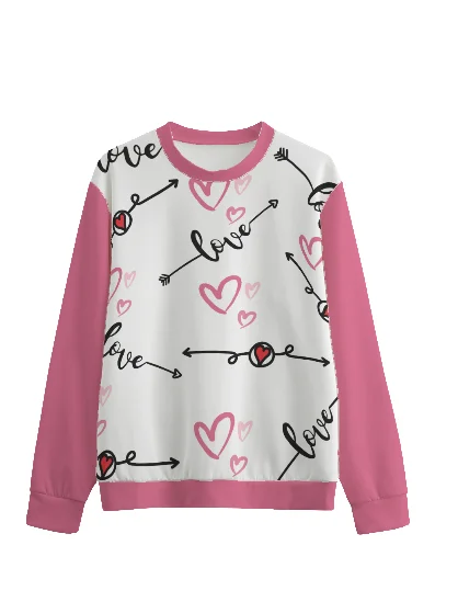 Love in Motion Women's O-neck Sweatshirt | 100% Cotton