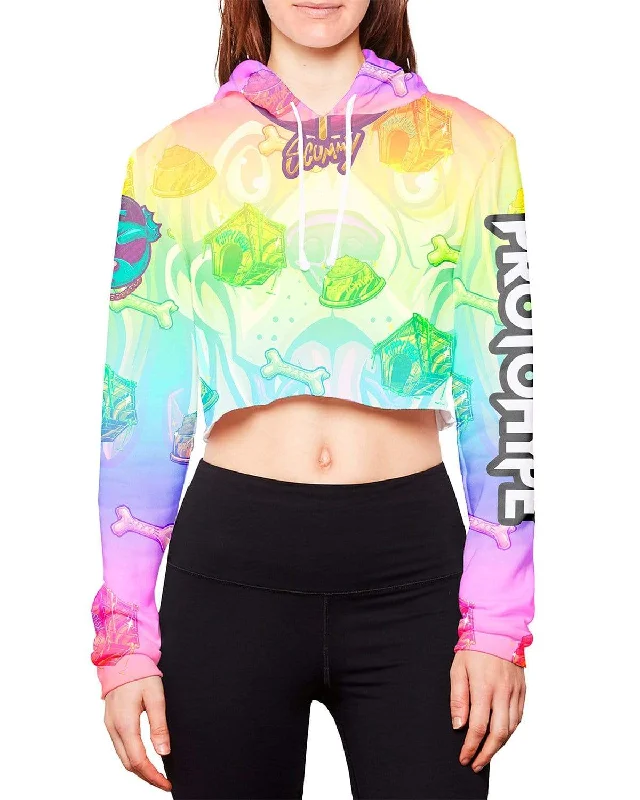 Protohype Puppy Crop Hoodie