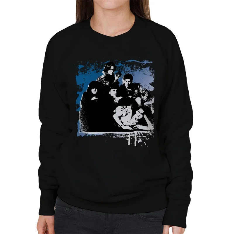 The Breakfast Club Characters Together Brush Stroke Women's Sweatshirt