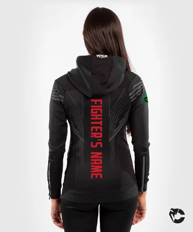 UFC Venum Fighters Authentic Fight Night Women's Walkout Hoodie - Black